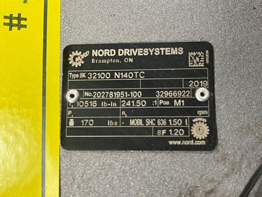 Nord Drivesystems #SK-9052.1-N210TC, gear unit, new spare, 2019 - Image 2