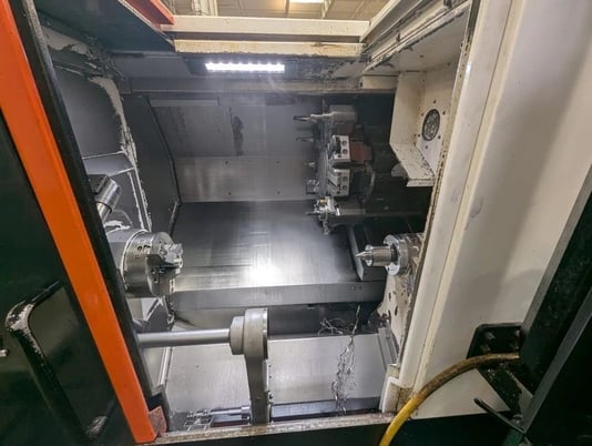 Mazak #QTU-250MY, CNC turning center, 27.4" swing, 8" chuck, 3-jaw, 2" bar, 13.4" dia., 21.03" lgth, A2-6, 12 - Image 7