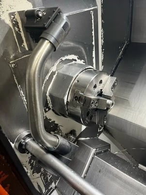 Mazak #QTU-250MY, CNC turning center, 27.4" swing, 8" chuck, 3-jaw, 2" bar, 13.4" dia., 21.03" lgth, A2-6, 12 - Image 9