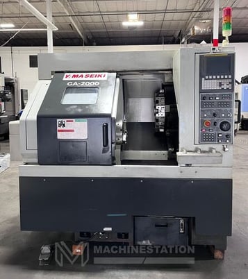 Yama Seiki #GA-2000/300, CNC turning center, 22.8" swing, 10" chuck, 4-jaw, 2" bar, 13.78" dia., 12" lgth - Image 1