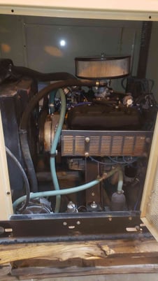 40 KW Generac #97A06508-S, Natural gas / Propane Generator, 120/240 Volts, 712 hours, load tested, 1997 - Image 9