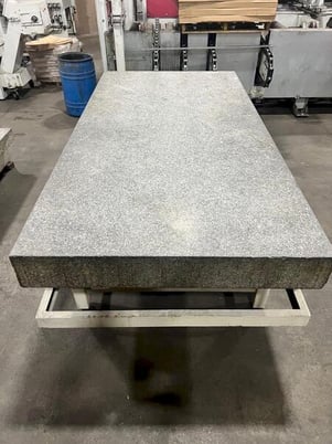 96" x 48" x 14" Granite Surface Combustion plate on stand - Image 2