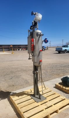 Flowserve pump seal cooler/reservoir pressure vessel, unused surplus, 2018 - Image 2