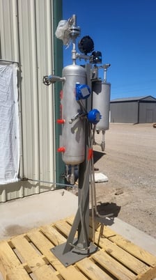 Flowserve pump seal cooler/reservoir pressure vessel, unused surplus, 2018 - Image 4