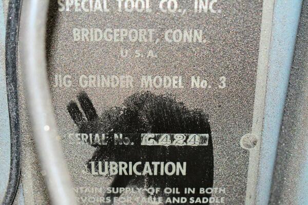Moore #3, jig grinder, 11" x24" tbl., 40-250 RPM, Magnescale 2-Axis digital read out - Image 7