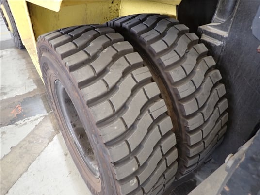33700 lb. Hyster #H360HD, diesel forklift, dual pneumatic tire, 212" 2-stage mast, side shift, fork - Image 7