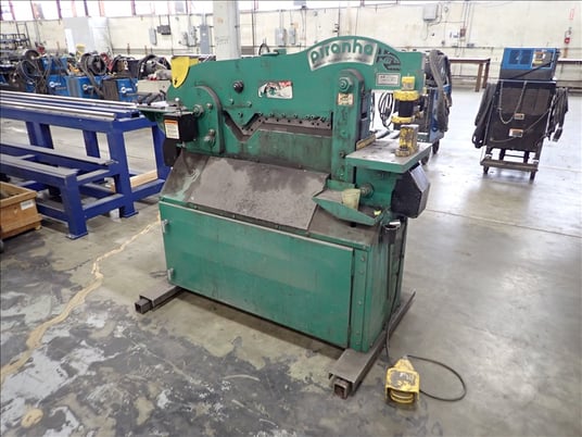 Piranha #P50, ironworker, 50 ton, tooling, serial #11100 - Image 1