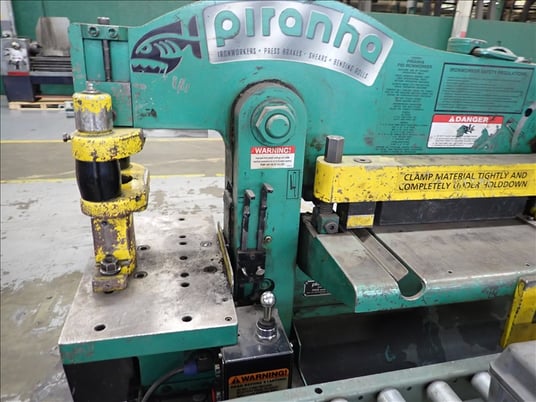 Piranha #P50, ironworker, 50 ton, tooling, serial #11100 - Image 8