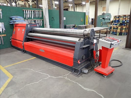10' Akyapak #AHS30/08, 4-roll hydraulic plate rolls with Siemens Logo TDE controls, serial #SY270-232, 2018 - Image 1
