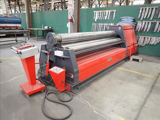 10' Akyapak #AHS30/08, 4-roll hydraulic plate rolls with Siemens Logo TDE controls, serial #SY270-232, 2018 - Image 2