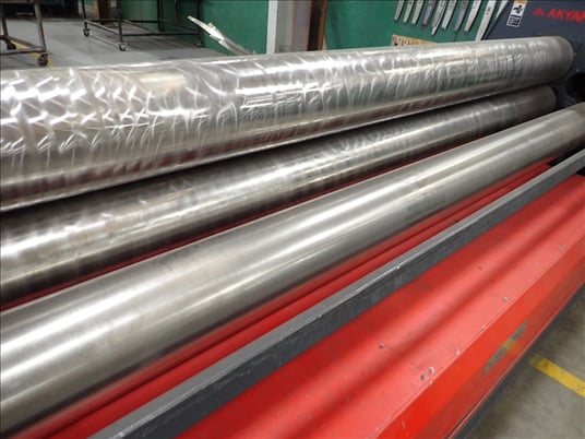 10' Akyapak #AHS30/08, 4-roll hydraulic plate rolls with Siemens Logo TDE controls, serial #SY270-232, 2018 - Image 9