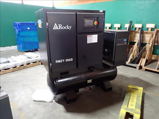 Rocky #TMZY-30AT, 22 KW rotary screw air center, serial #230522306, unused, 2023 - Image 1