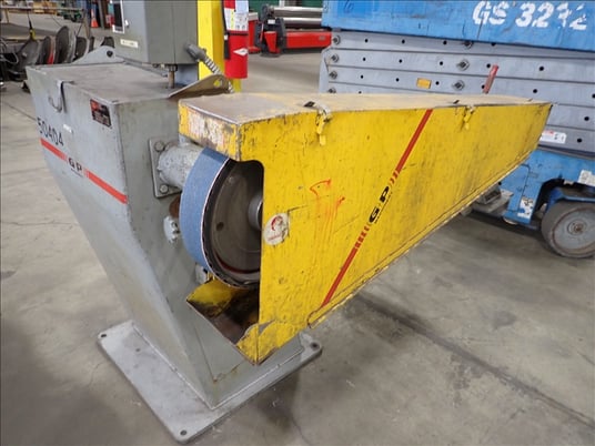 3" G & P #SS-500, belt grinder polisher, 5 HP, serial #G-11236 - Image 2