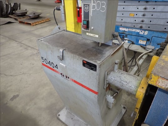 3" G & P #SS-500, belt grinder polisher, 5 HP, serial #G-11236 - Image 4
