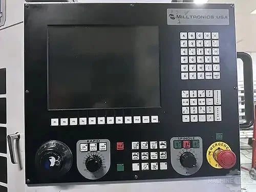 Milltronics #TT24, CNC vertical mill, 24 automatic tool changer, 23" X, 25" Y, 20" Z, 10000 RPM, #40, 22" - Image 8