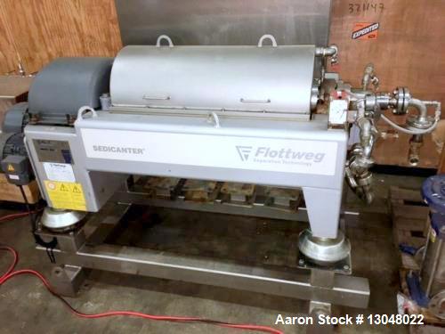 Industrial Flottweg #S3E-3/408, Decanter Centrifuge, 316 Stainless Steel, 7750 RPM, 15 KW motor 460/3/60 - Image 3