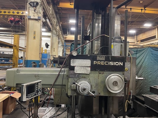 4" Lucas #441B-72, horizontal boring mill, rotary table, 3-Axis Fagor digital read out, 15 HP - Image 1