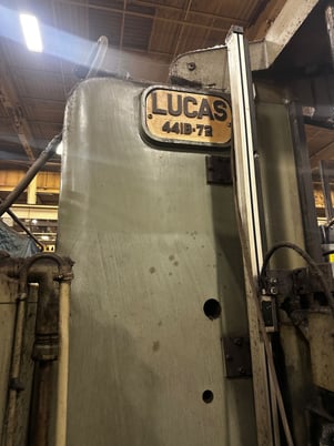4" Lucas #441B-72, horizontal boring mill, rotary table, 3-Axis Fagor digital read out, 15 HP - Image 7