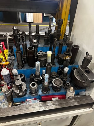 4" Lucas #441B-72, horizontal boring mill, rotary table, 3-Axis Fagor digital read out, 15 HP - Image 8