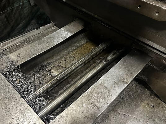 4" Lucas #441B-72, horizontal boring mill, rotary table, 3-Axis Fagor digital read out, 15 HP - Image 9