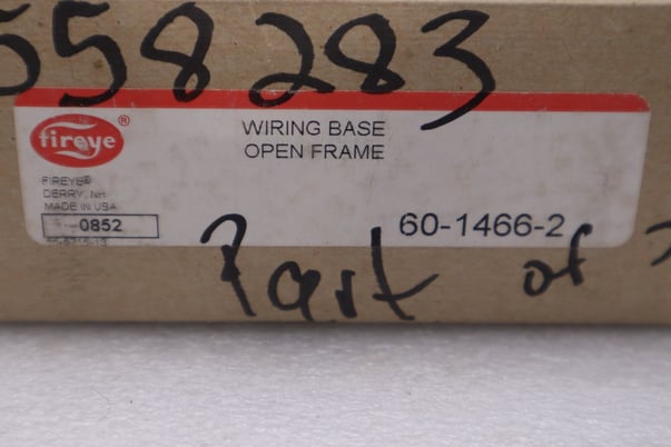 NEW Fireye 60-1466-2 Open Frame Wiring Base 6014662 STOCK G315A - Image 5