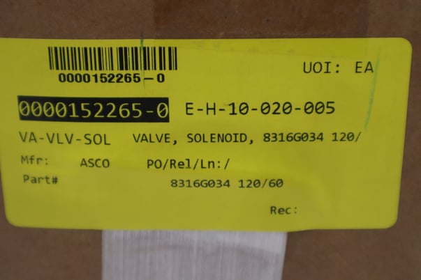 NEW ASCO 8316G034 RedHat II Solenoid Valve 1" 3-Way 120/60 VAC #G291A - Image 3