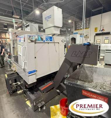 Tsugami #B0385L, CNC Swiss style precision automatic lathe, Fanuc 0iTD, Edge Patriot 338 bar feeder, 2014 - Image 1