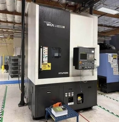 31.5" Hyundai Wia #LV800RM, vertical turret lathe with milling, Fanuc 32iA, 18" chuck, live tooling, 2019 - Image 1