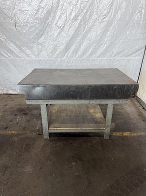 36" x 60" x 8" Granite Surface Combustion plate w/ stand - Image 3