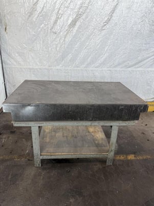 36" x 60" x 8" Granite Surface Combustion plate w/ stand - Image 4