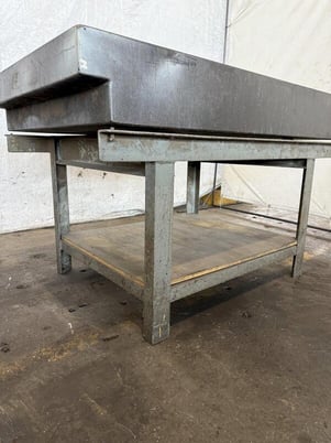 36" x 60" x 8" Granite Surface Combustion plate w/ stand - Image 5