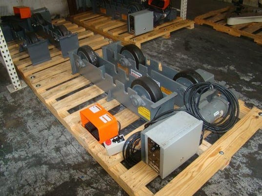 5 Ton, Preston-Eastin #TDRA-5LD / TIRA-5LD, turning rolls, 10000 lb., 6"-72" diameter range, 4" x 8" wheels - Image 4