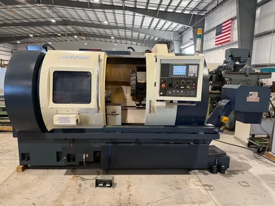 Johnford #SL-500A, CNC lathe turning center, 22.8" swing, 12" chuck, 3-jaw, 4.5" bore, 2800 RPM, A2-11, 12 - Image 2