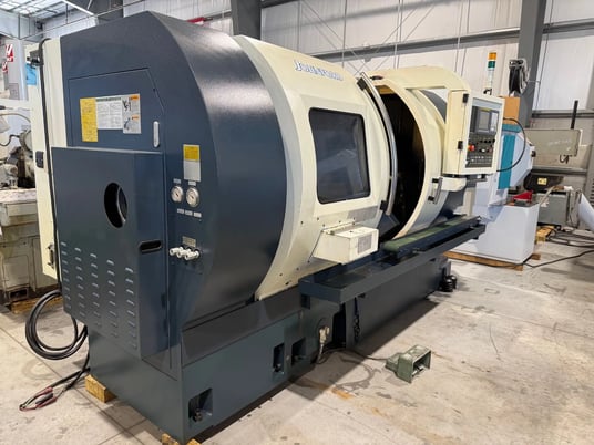 Johnford #SL-500A, CNC lathe turning center, 22.8" swing, 12" chuck, 3-jaw, 4.5" bore, 2800 RPM, A2-11, 12 - Image 3