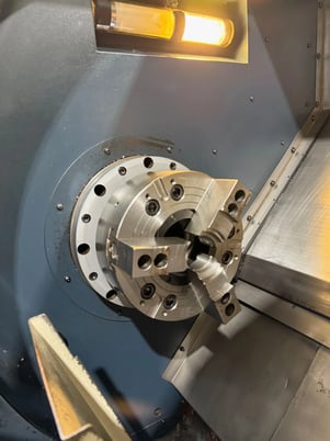 Johnford #SL-500A, CNC lathe turning center, 22.8" swing, 12" chuck, 3-jaw, 4.5" bore, 2800 RPM, A2-11, 12 - Image 9
