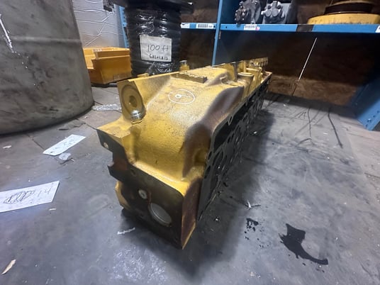 Caterpillar #C7, cylinder head, industrial ser. JTF, Tier 3, new takeout not machined - Image 5