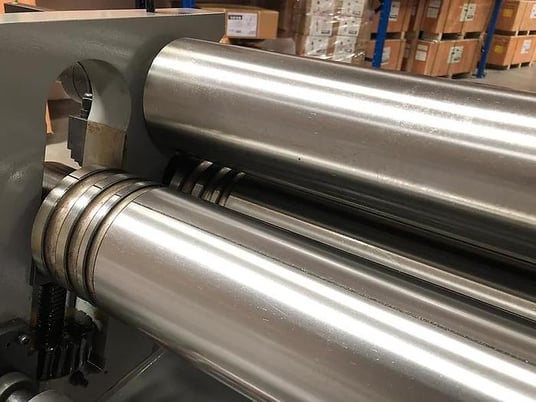 12 gauge x 5' GMC #PBR-0512E, power bending roll, (3) 4" roll diameter - Image 2