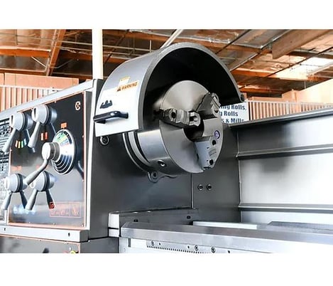 26"/35" x 120" GMC #GML-26120, precision gap lathe, 12" 3-jaw chuck, 16" 4-jaw chuck, 4-1/8" bore, D1-8 - Image 5