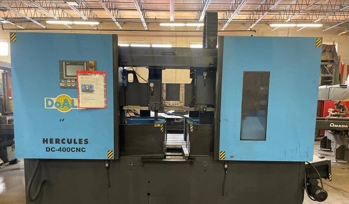 15.75" x 15.75" DoAll #DC-400 CNC dua column bandsaw, Siemens Touch Screen Display, 2017 - Image 1