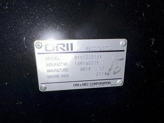 Orii, RYN120SISX, 2-Axis press transfer robot, 47.24" feed length, 3.93" vertical stroke, Mitsubishi PLC, 2018 - Image 4