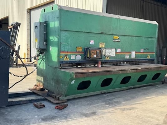 5/8" x 16' Accurshear #862520, front operated power back gauge, squaring arm, 4-edge blades, adjustable - Image 2