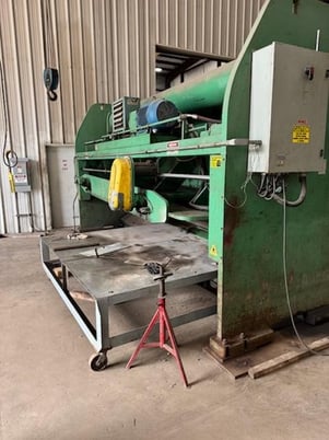 5/8" x 16' Accurshear #862520, front operated power back gauge, squaring arm, 4-edge blades, adjustable - Image 3