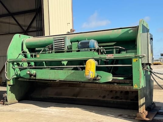 5/8" x 16' Accurshear #862520, front operated power back gauge, squaring arm, 4-edge blades, adjustable - Image 4