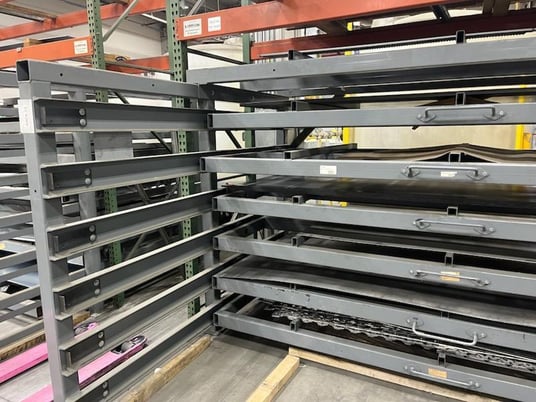 60" x 120" Sheet Storage Rack, 6-shelves, 5000 lb. capacity - Image 3