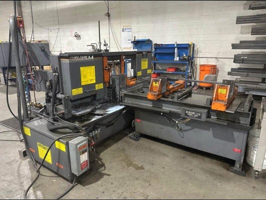 16" x 22" Hemsaw #Cyclone-A-4, Horizontal Pivot Bandsaw, Miter Arm, 1-1/4" x 16' 0" x .042" blade, new - Image 1