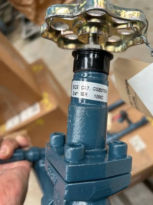3/4" Hansen Technologies #GSB076H, Shut-Off Globe Valve - Image 4