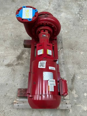 150 GPM, Bell & Gossett #E-1510, Centrifugal Pump, 5 HP, 1200 RPM, 175 PSI, 10" diameter, 5" in, 4" out (2 - Image 8