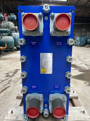 109 sq.ft., Alfa-Laval #M10-BWFD, Plate Heat Exchanger, 300/150 PSI @ 200°F, 2015 - Image 3