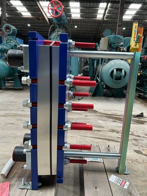 109 sq.ft., Alfa-Laval #M10-BWFD, Plate Heat Exchanger, 300/150 PSI @ 200°F, 2015 - Image 4