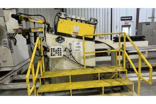 15000 lb. Coe Press Equipment, reel & straightener combo, 18" W stock, 72" OD - Image 1